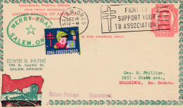 1955: Merry XMAS, Salem - Oregon - Otros & Sin Clasificación