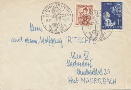 1954: Christkindl - Österreich Brief Nach Wien - Brieven En Documenten
