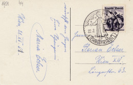 1952: Christkindl - Österreich Postkarte Nach Wien IVX - Brieven En Documenten