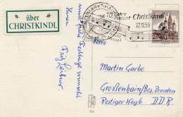 1959: Christkindl - Österreich Postkarte Nach Grossenhain - Brieven En Documenten