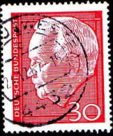 RFA Poste Obl Yv: 407/408 Heinrich Lübke (Beau Cachet Rond) - Gebraucht