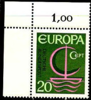 RFA Poste N** Yv: 376/377 Europa Cept Voilier Stylisé Coin De Feuille - Unused Stamps