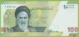 Voyo IRAN 10 Toman / 100000 Rials ND/2021 P163a B301a ٧/١ UNC - Iran