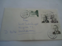 DDR  GERMANY  COVER 1987  FAMOUS POPLES - Other & Unclassified