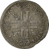 France, Louis XIV, Quinzain Aux 8 L, 1693, Billon, TB+, Gadoury:91 - 1643-1715 Louis XIV The Great