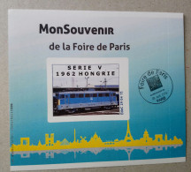 ST10b2 : Foire De Paris 2015 - Train Serie V Avec Le TAD En Date Du 29 AVRIL (autocollant / Autoadhésif) - Autres & Non Classés