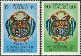 Nauru 1978 SG168-169 Independence Set MNH - Nauru