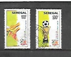 TIMBRE OBLITERE DU SENEGAL  DE  1990 N° MICHEL 1085/86 - Sénégal (1960-...)