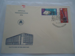 DDR  GERMANY    COVER  1970  TELECOM  LEIPZIG FAIR - Other & Unclassified