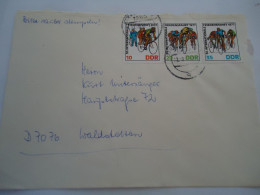 DDR  GERMANY   COVER 1977  BIKES  CYCLING - Ciclismo