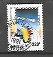 TIMBRE OBLITERE DU SENEGAL  DE  1989 N° MICHEL 1030 - Sénégal (1960-...)