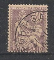 ORT-SAID - 1902-20 - N°YT. 29 - Type Mouchon 30c Violet - Oblitéré / Used - Gebruikt