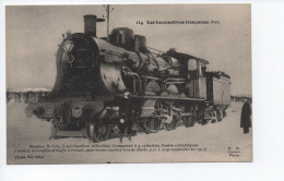 Cpa - Les Locomotives Françaises Machine N° 3184  -  A VOIR - Trains