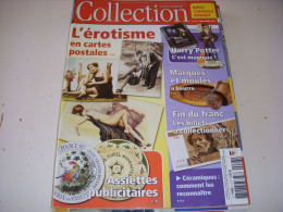 COLLECTION MAGAZINE 23 11.2005 CP EROTISME HARRY POTTER ASSIETTES MARQUES MOULES - Collectors