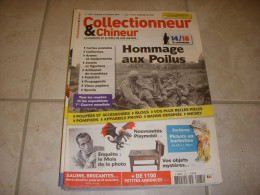 COLLECTIONNEUR CHINEUR 185 07.11.2014 HOMMAGE Aux POILUS CP JOUETS PUB SPORTS - Collectors