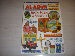 BROCANTE ALADIN 111 09.1997 BOITES A BONBONS REGLES A CALCUL BIJOUX De FETES  - Verzamelaars