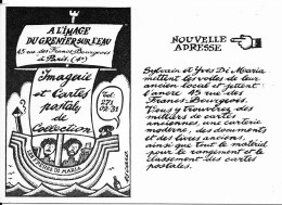 Bourses & Salons De Collections Au Grenier Sur L' Eau Cartes Postales De Collection Nouvelle Adresse Escaro - Sammlerbörsen & Sammlerausstellungen