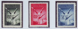 YUGOSLAVIA 524-526,unused,hinged - Atletismo