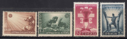 Germany Occupation Of Serbia - Serbien 1942 Anti Masonic Stamps Set Mi#58-61 Mint Never Hinged - Occupation 1938-45