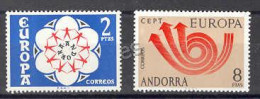 Andorra - 1973, Europa E=85-86 S=75-76 (**) - Ungebraucht