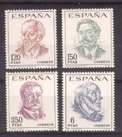 Spain 1967 - Personajes Ed 1830-33 (**) - Ongebruikt