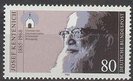 Germany 1985. Josef Kentenich M=1252 Y=1084  (**) - Unused Stamps