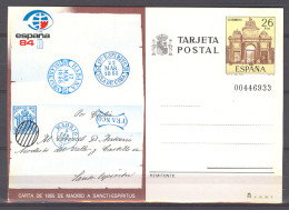 Entero Postal N. 136 - 1984 Carta 1855 - 1931-....