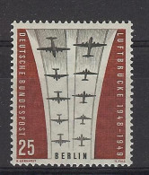 Berlín 1959. Puente Aereo M=188 Y=167  (**) - Ongebruikt