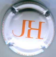 CAPSULE-CHAMPAGNE HU Jean N°09a Blanc JH Orange - Vigneronne, La