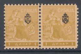 Serbia Kingdom 1911 "Troicki Sabor" Mi#115 Mint Never Hinged Pair - Serbien