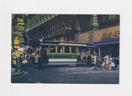 USA - San Francisco Cable Car Turntable Unused Postcard - San Francisco