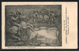 Künstler-AK Ganzsache Bayern PP15C43 /03: Nürnberg, Goldene Jubelfeier Des Germanischen Museums 1902  - Postkarten