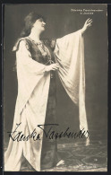 AK Opernsängerin Zdenka Fassbender A. Isolde, Autograph  - Opéra