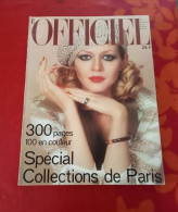 Officiel De La Mode Et De La Couture Paris Mars 1975 Collections Printemps Givenchy Saint Laurent Cardin Dior Chanel ... - Mode