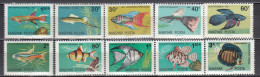 Hungary 1962 - Ornamental Fishes, Mi-nr. 1820/29, MNH** - Unused Stamps