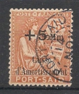 PORT-SAID - 1929-30 - N°YT. 88 - Type Mouchon +5m Sur 15m Brun-jaune - Oblitéré / Used - Gebruikt