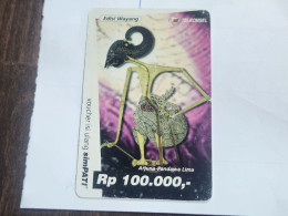 Indonesia Women-(S)-(Rp.100.000)-used Card - Indonesië