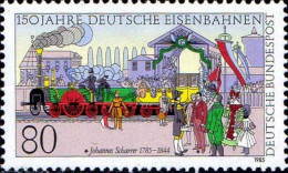 RFA Poste N** Yv:1096 Mi:1264 Deutsche Eisenbahnen Johannes Scharrer - Unused Stamps