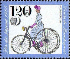 RFA Poste N** Yv:1077 Mi:1245 Für Die Jugend Adler-Dreirad 1888 - Unused Stamps