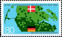 RFA Poste N** Yv:1073 Mi:1241 Bonn-Kopenhagener Erklärung - Unused Stamps