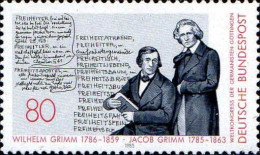 RFA Poste N** Yv:1068 Mi:1236 Wilhelm & Jacob Grimm Ecrivains - Unused Stamps