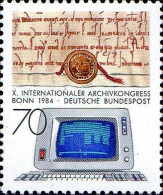 RFA Poste N** Yv:1053 Mi:1224 10.Internationaler Archivenkongress Bonn - Unused Stamps