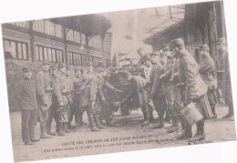 GREVE DES CHEMINS DE FER GARE ST LAZARE - Installation Cuisine Roulante - Grèves