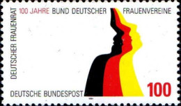 RFA Poste N** Yv:1551 Mi:1723 100 Jahre Bund Deutscher Frauenvereine Deutscher Frauenrat - Unused Stamps