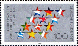 RFA Poste N** Yv:1552 Mi:1724 4. Direktwahl Zum Europäischen Parlament - Unused Stamps