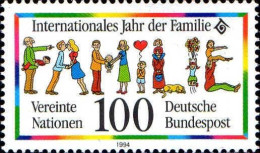 RFA Poste N** Yv:1543 Mi:1711 Internationales Jahr Der Familie - Unused Stamps
