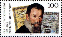 RFA Poste N** Yv:1537 Mi:1705 Claudio Monteverdi Compositeur - Unused Stamps