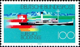 RFA Poste N* Yv:1509 Mi:1678 Euregio Bodensee Bord De Feuille (sans Gomme) - Nuevos