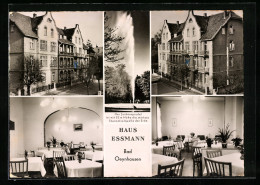 AK Bad Oeynhausen, Hotel Haus Essmann, Innenansichten  - Bad Oeynhausen