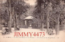 CPA - NEVERS En 1925 - Le Parc Et Le Kiosque De La Musique ( Allée Bien Animée ) N° 74 - L.L.- Edit. Lévy Fils & Cie - Nevers